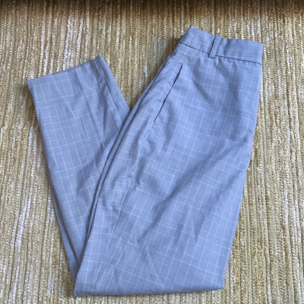 Zara Basic Collection Plaid Dressy Pants